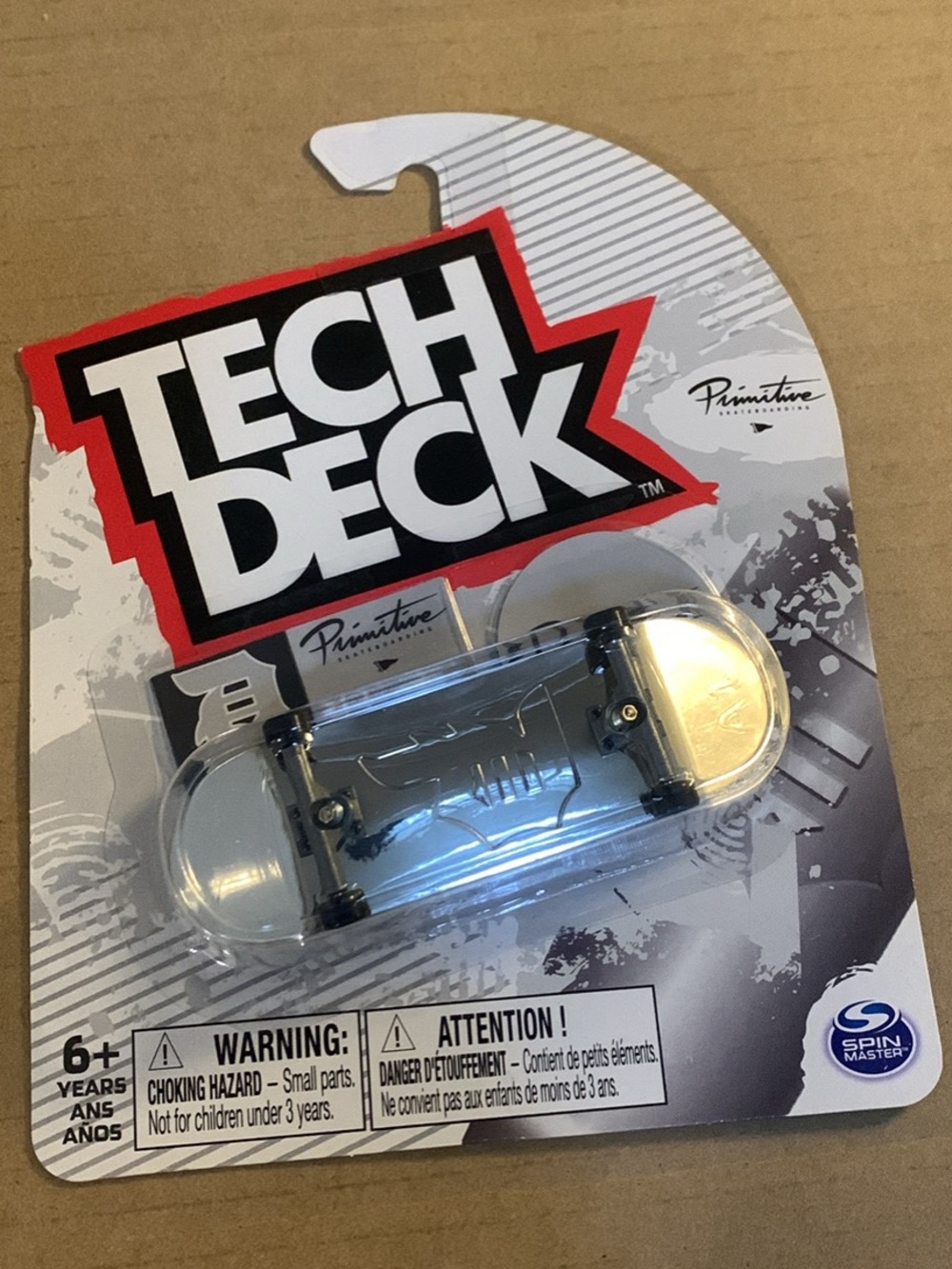 Primitive Tech Deck Fingerboard - Chrome Platinum ULTRA RARE